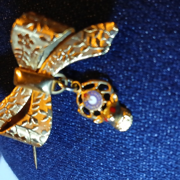 BPOE Small Elks Fraternal Clock Deer Lapel Pin Badge Rare Vintage - Picture 5 of 8